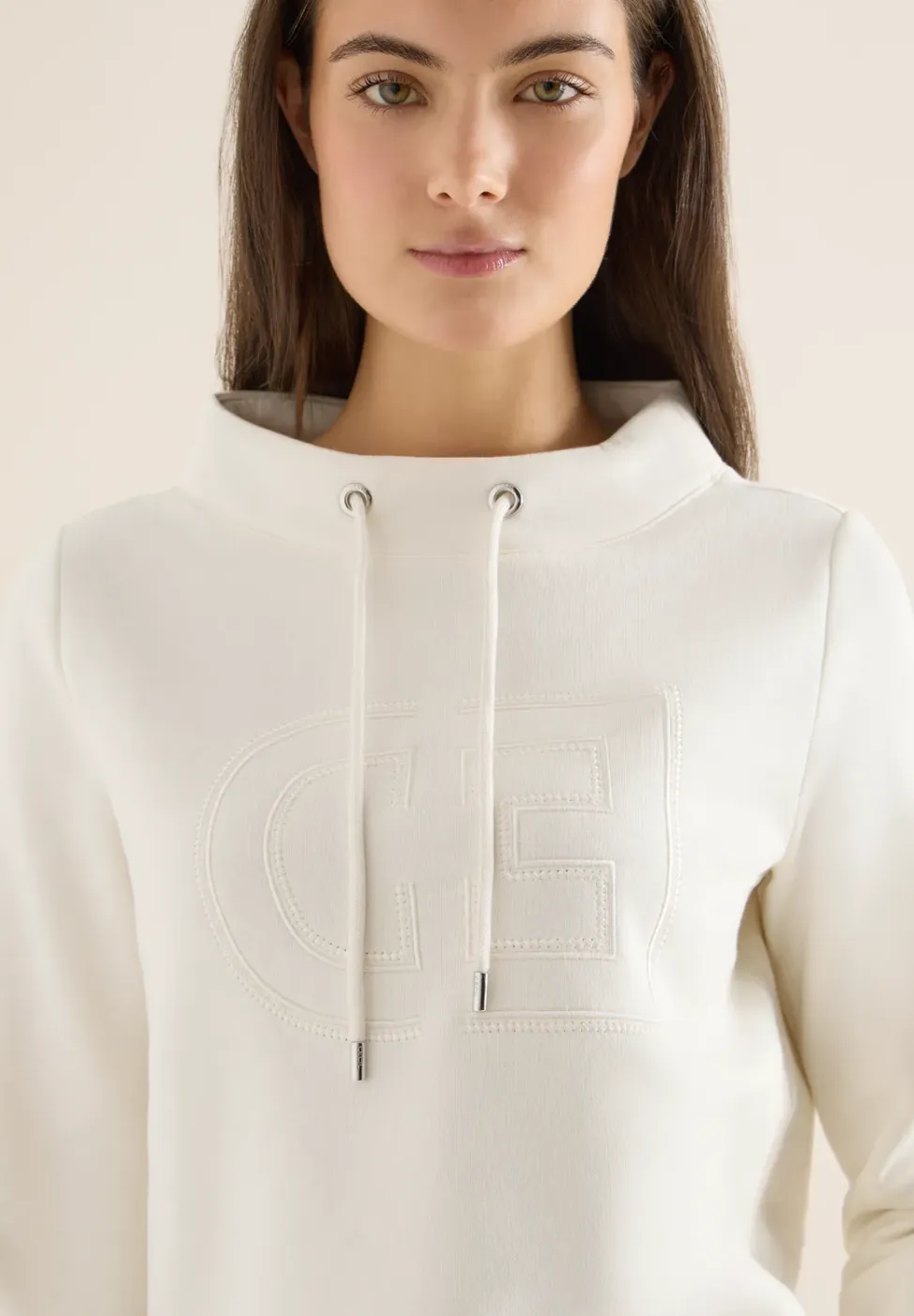 Trechtervormig sweatshirt