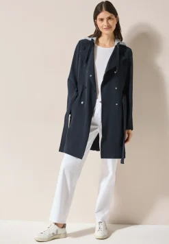 Trenchcoat met capuchon