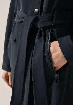 Trenchcoat met capuchon