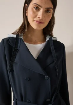 Trenchcoat met capuchon