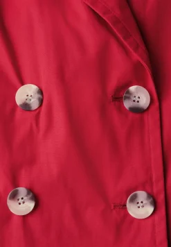 Trenchcoat met twee rijen knopen