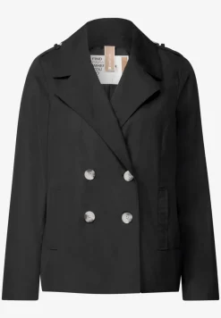 Trenchcoat met twee rijen knopen