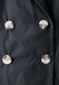 Trenchcoat met twee rijen knopen