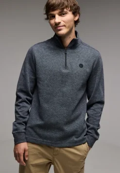 Troyer shirt met lange mouwen