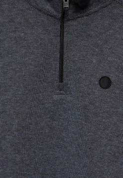 Troyer shirt met lange mouwen