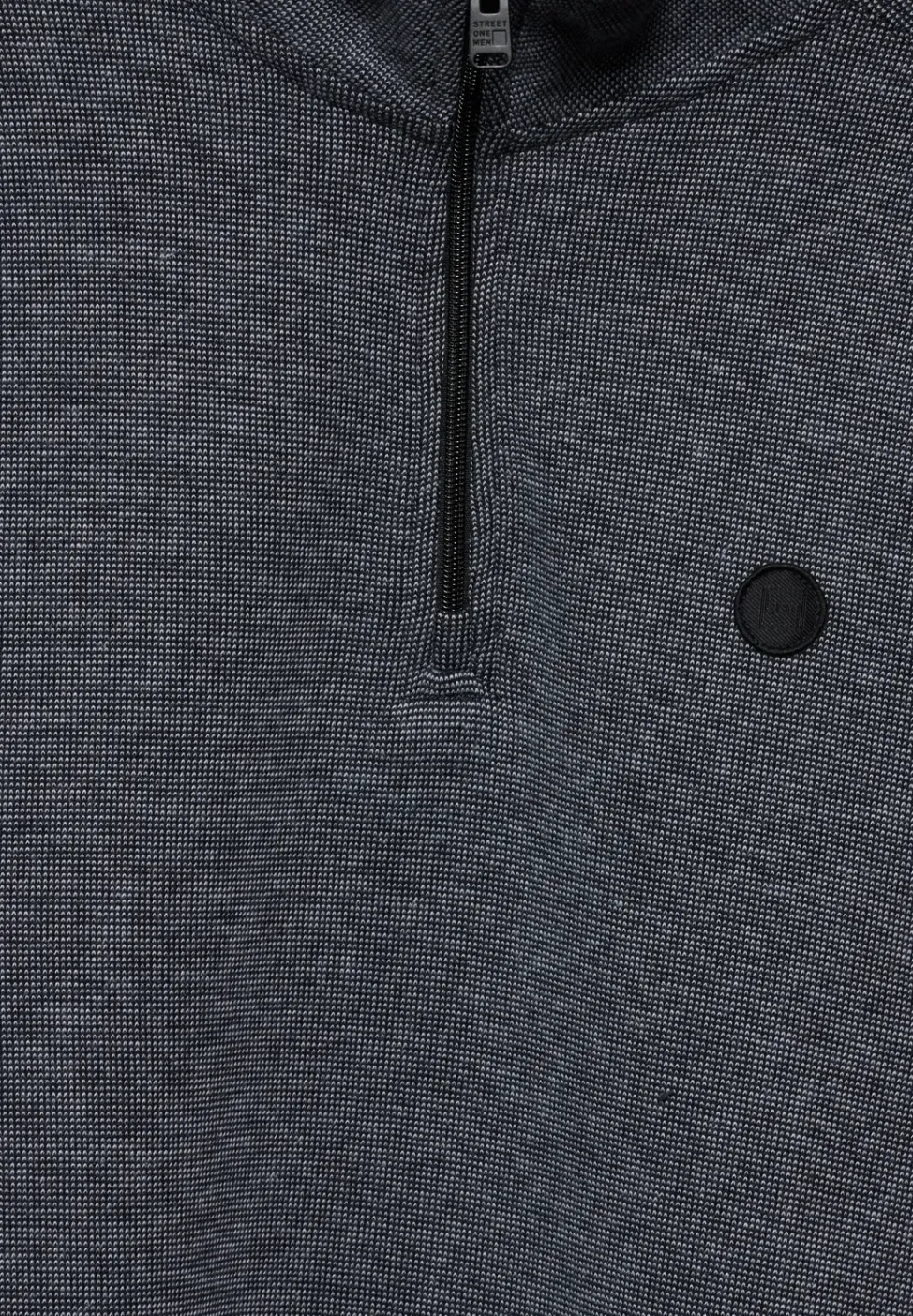 Troyer shirt met lange mouwen
