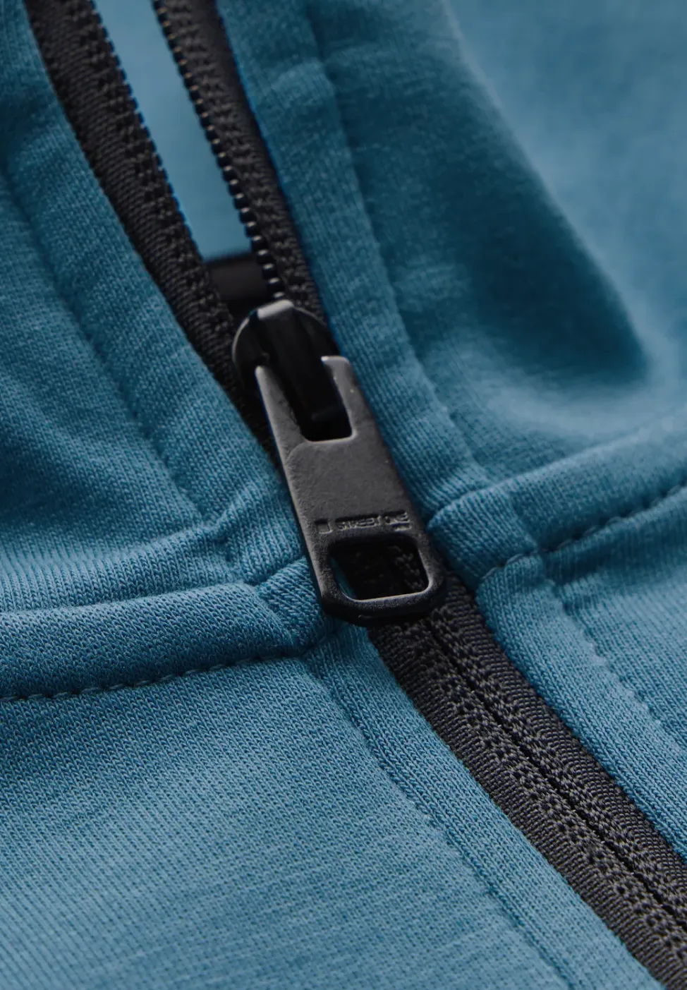Troyer sweatshirt met rits