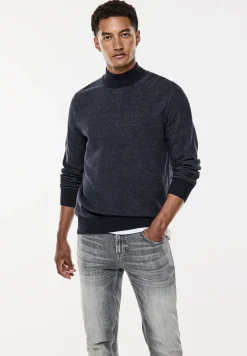 Trui in tweekleurige look