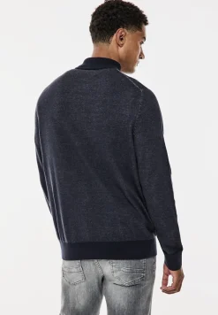 Trui in tweekleurige look