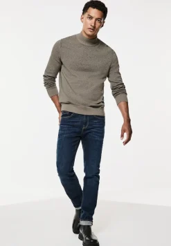 Trui in tweekleurige look