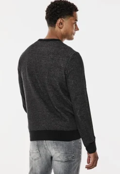 Trui in tweekleurige look