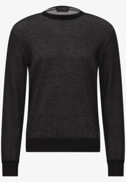 Trui in tweekleurige look