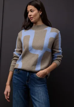 Trui met jacquard