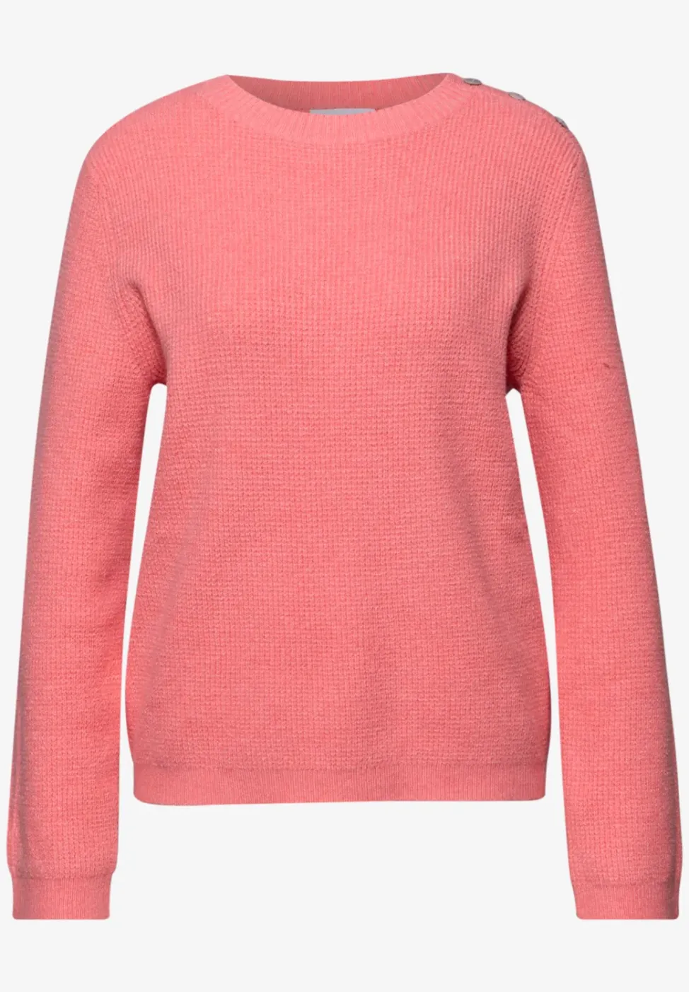 Trui met knoopdetail