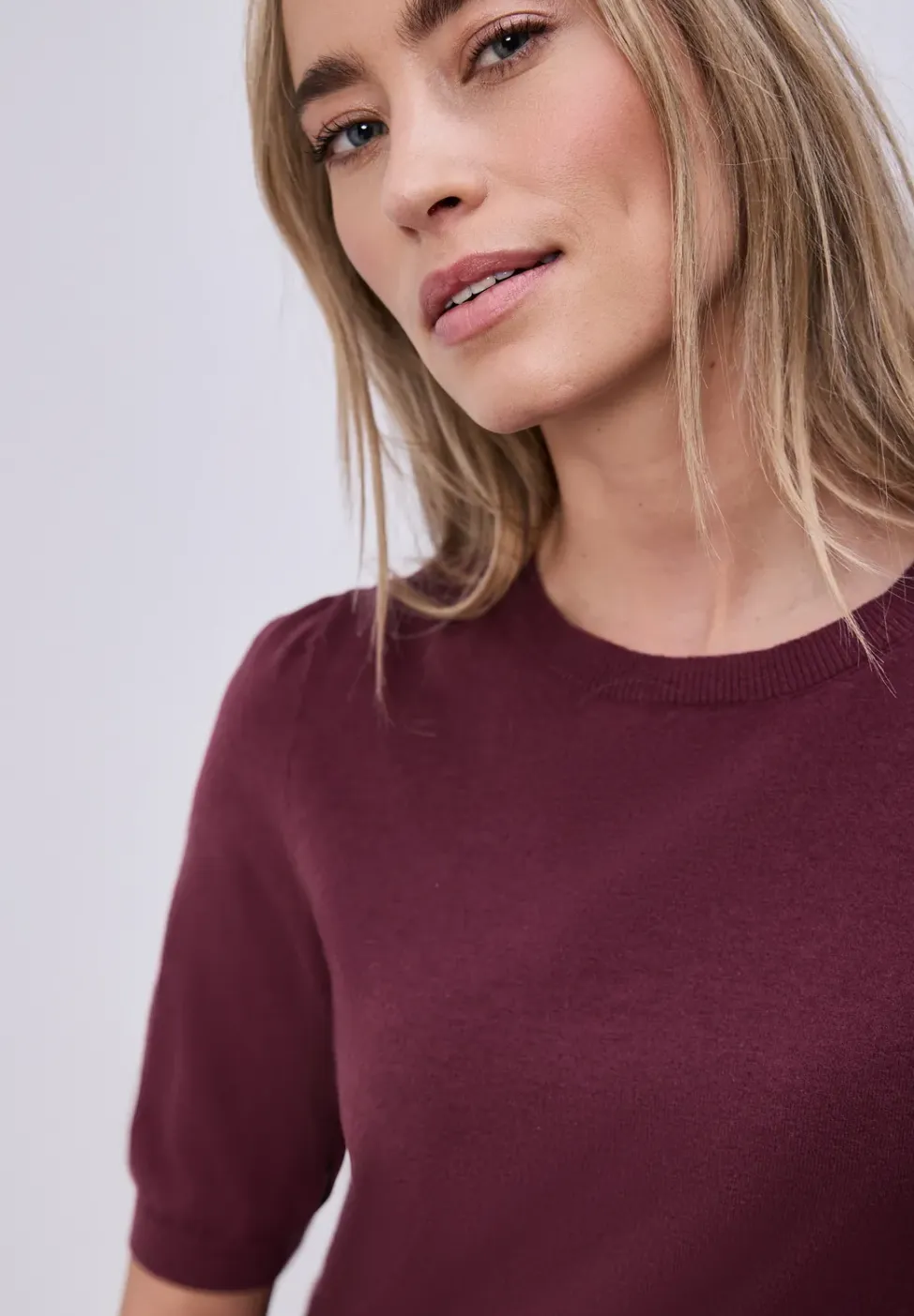 Trui in effen kleur