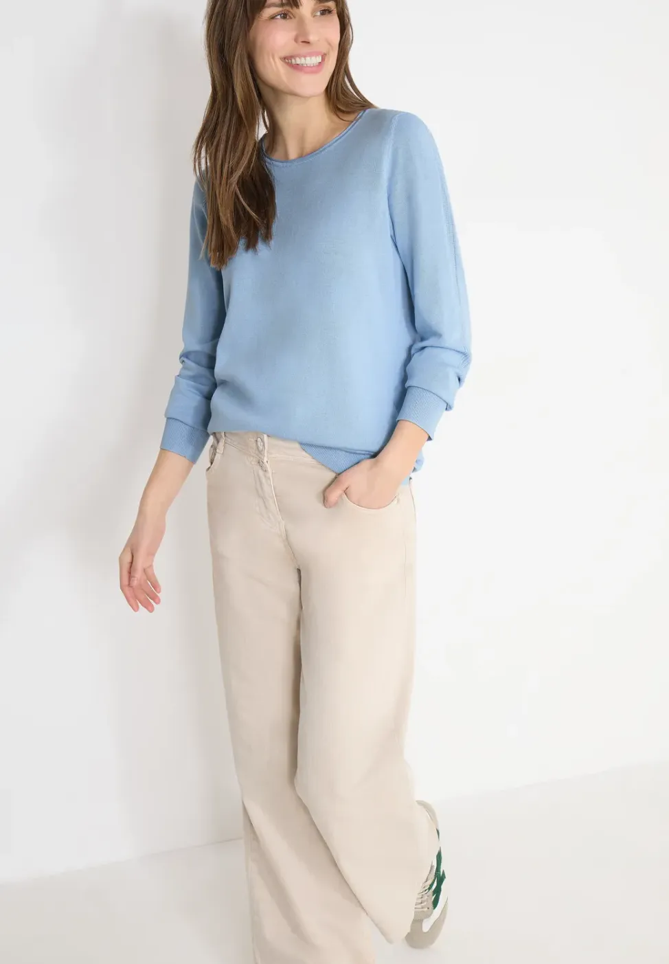 Trui in effen kleur
