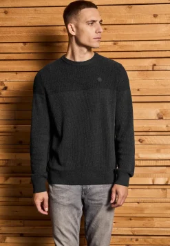 Trui in tweekleurige look