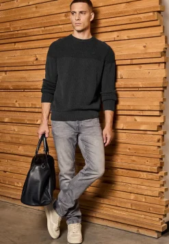 Trui in tweekleurige look