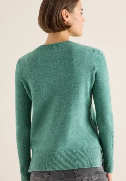 Trui met gebreid detail