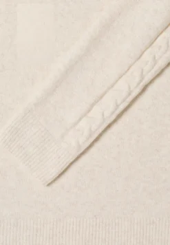 Trui met gebreid detail