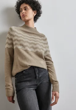 Trui met gemêleerde look