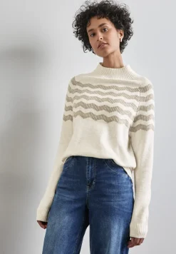 Trui met gemêleerde look