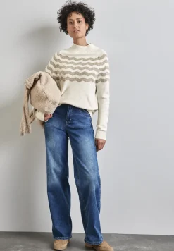 Trui met gemêleerde look