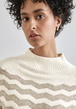 Trui met gemêleerde look