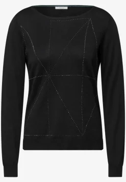 Trui met glitterdetails