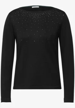 Trui met glitterdetails