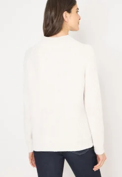 Trui van chenille met col