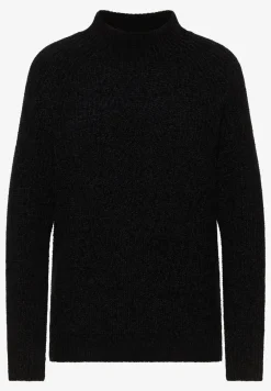 Trui van chenille met col