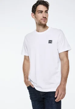 T-shirt met artwork op de borst