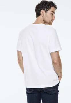T-shirt met artwork op de borst