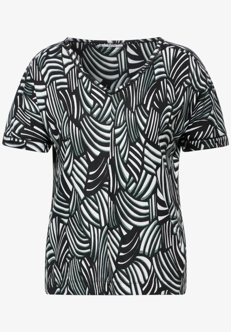 T-shirt met borduurwerk
