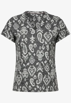 T-shirt met burn-out print
