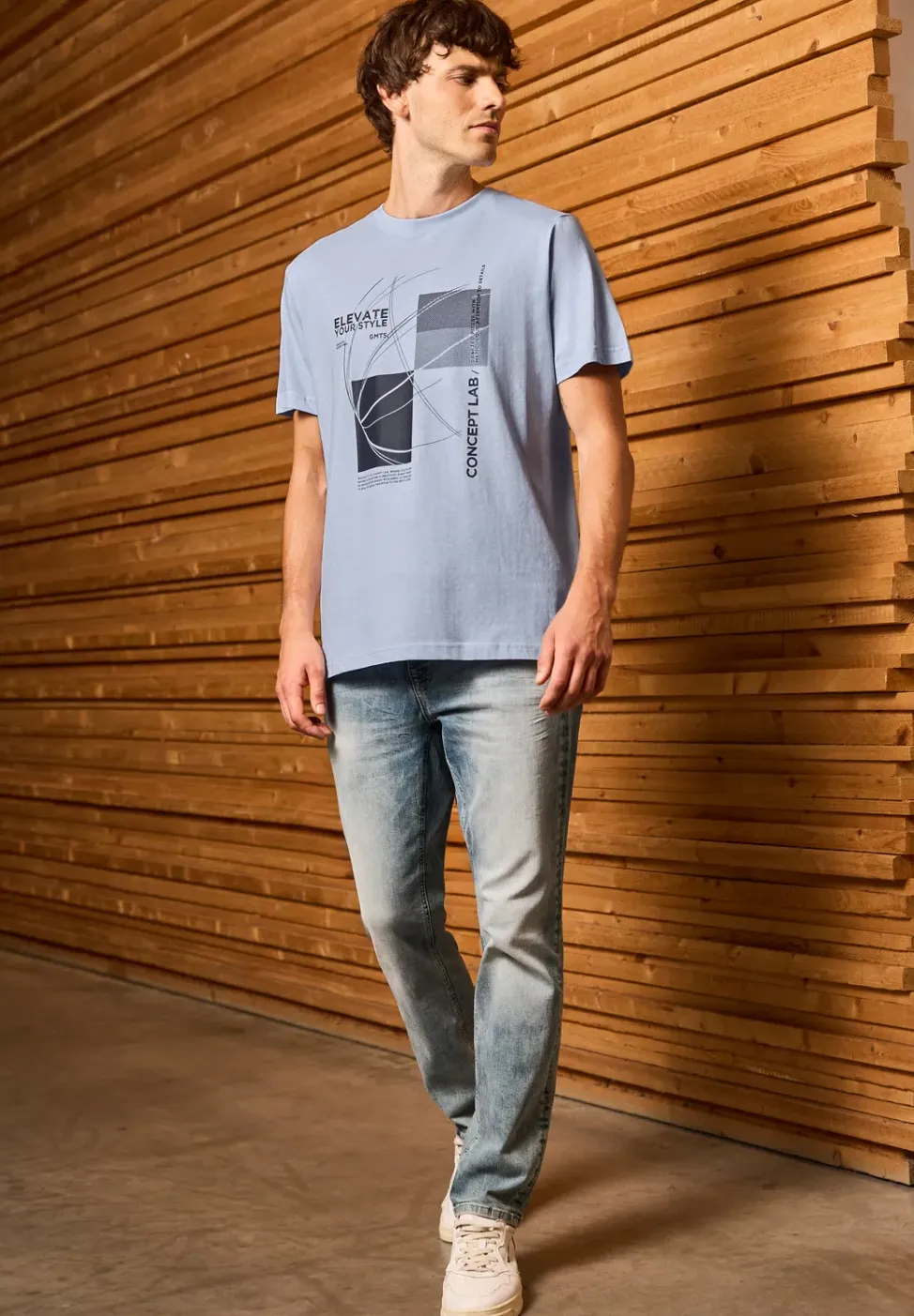 T-shirt met grafische print