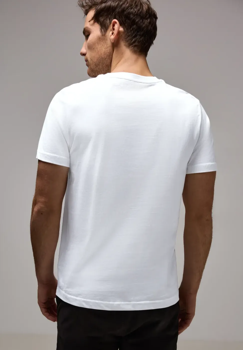 T-shirt met kleine opdruk