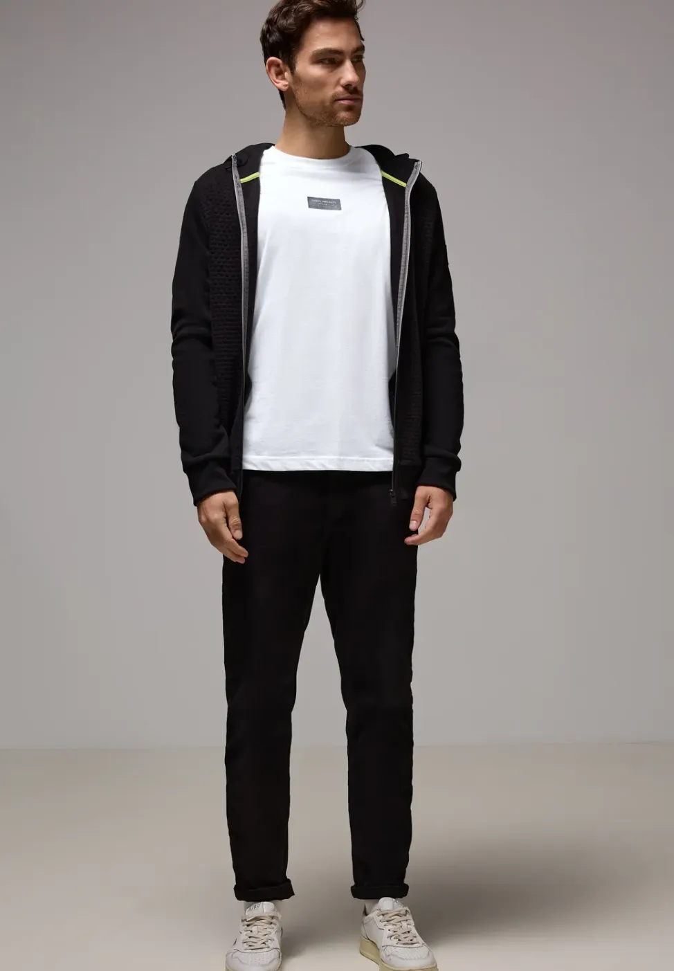 T-shirt met kleine opdruk
