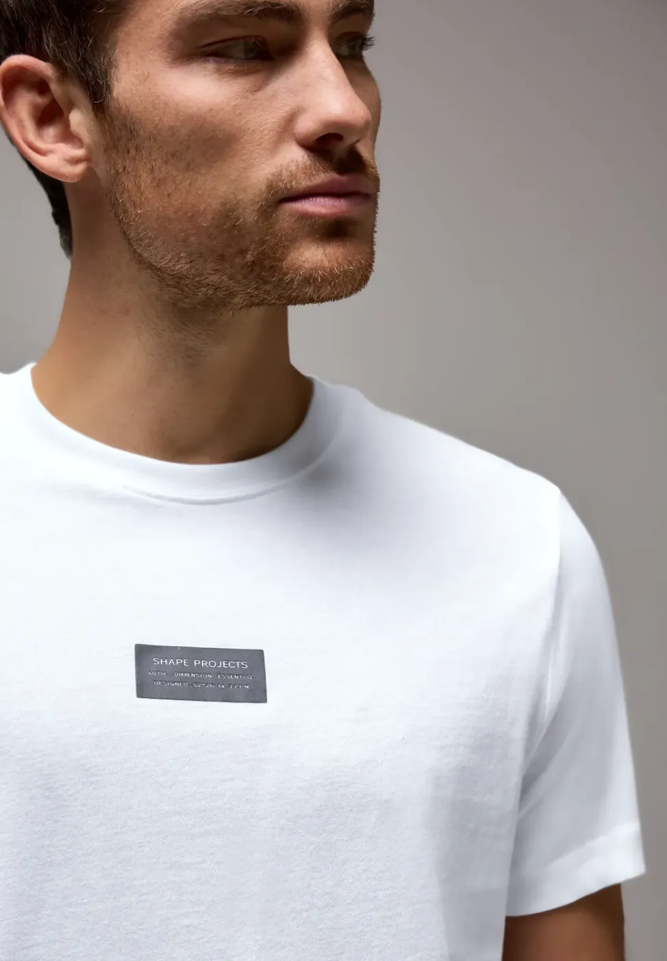 T-shirt met kleine opdruk
