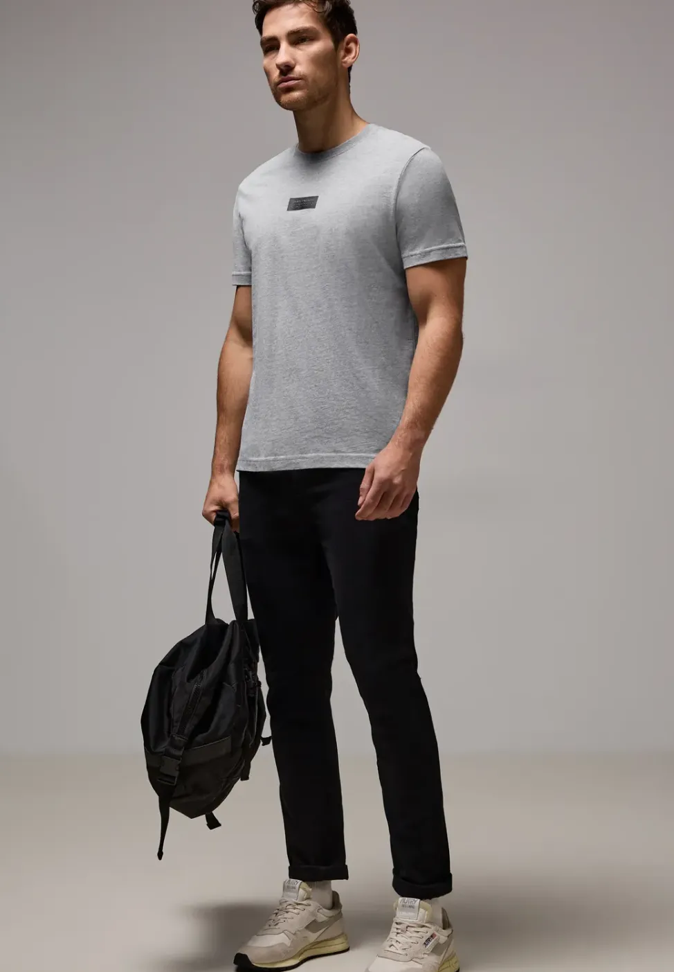 T-shirt met kleine opdruk