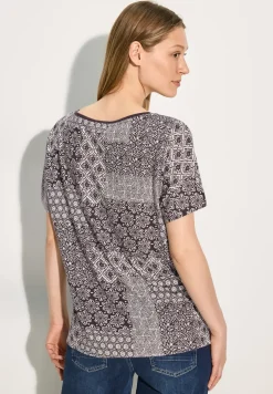T-shirt met patchprint