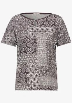 T-shirt met patchprint