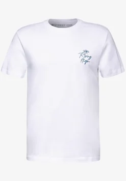 T-shirt met print op de borst