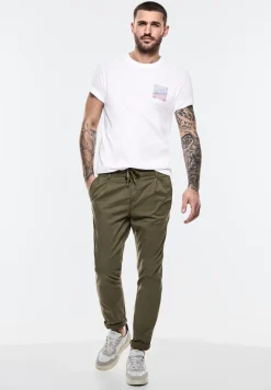 T-shirt met print op de borst