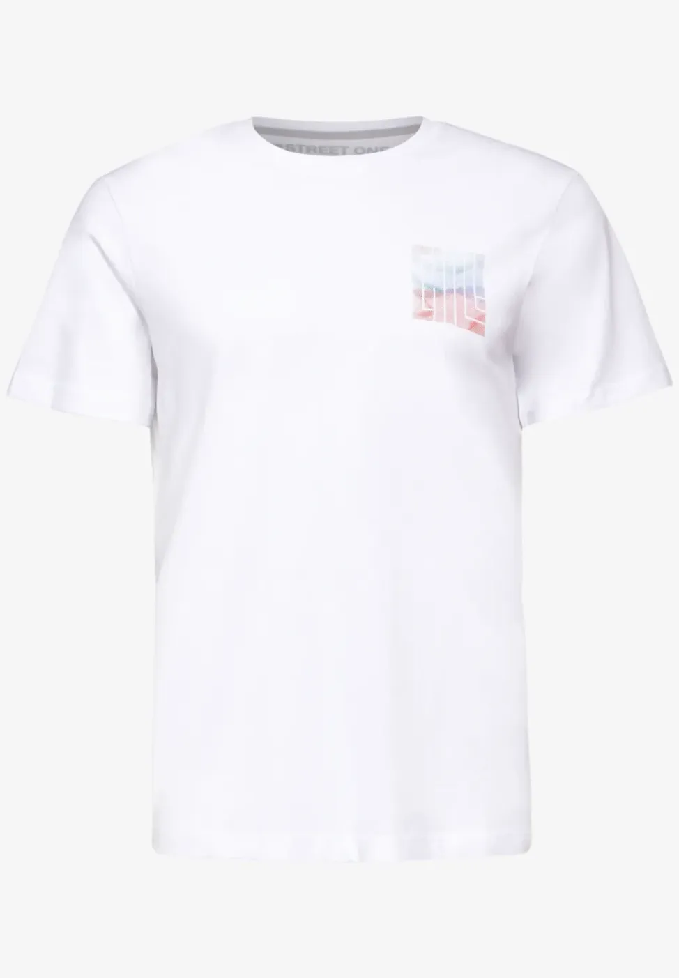 T-shirt met print op de borst