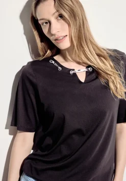 T-shirt met printdetail