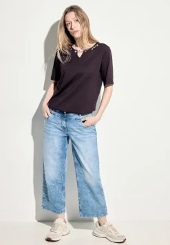 T-shirt met printdetail
