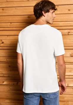 T-shirt met streepprint