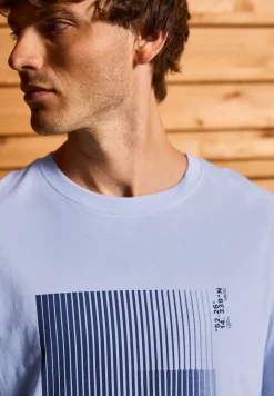 T-shirt met streepprint